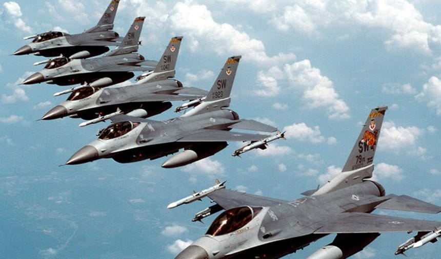 F-16’lar SURİYE’DE İKİ UÇUŞ GERÇEKLEŞTİRDİ!