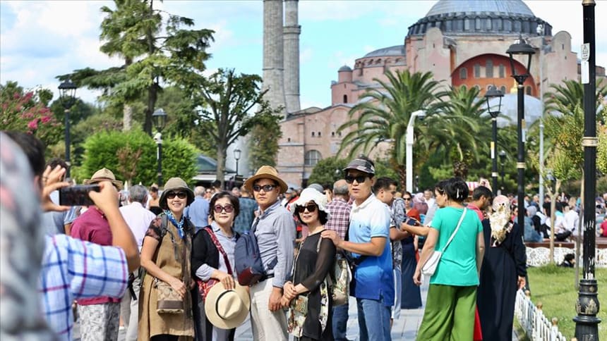 İstanbul’u 9 ayda 11 milyon 342 bin 822 turist ziyaret etti